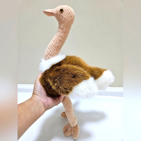 TY Beanie Buddy Stretch The Ostrich Plush Stuffed Animal Bird Retired 1998 Vtg. - Picture 2 of 15